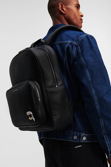 ΤΣΑΝΤΑ ΠΛΑΤΗΣ KARL LAGERFELD - A999 BLACK